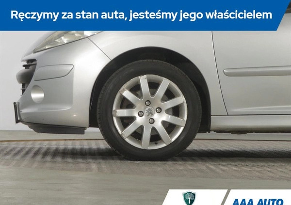 Peugeot 207 cena 12500 przebieg: 168437, rok produkcji 2007 z Brodnica małe 172